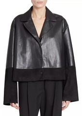 Loewe Leather Pajama Blouse