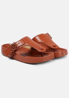 Loewe Ease leather thong sandals