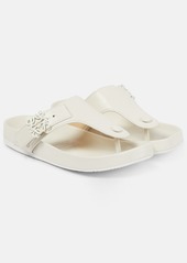 Loewe Leather thong sandals