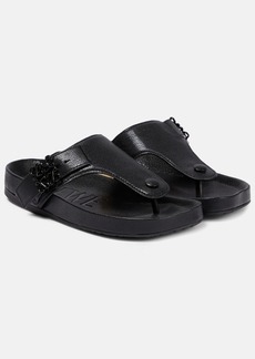 Loewe Leather thong sandals