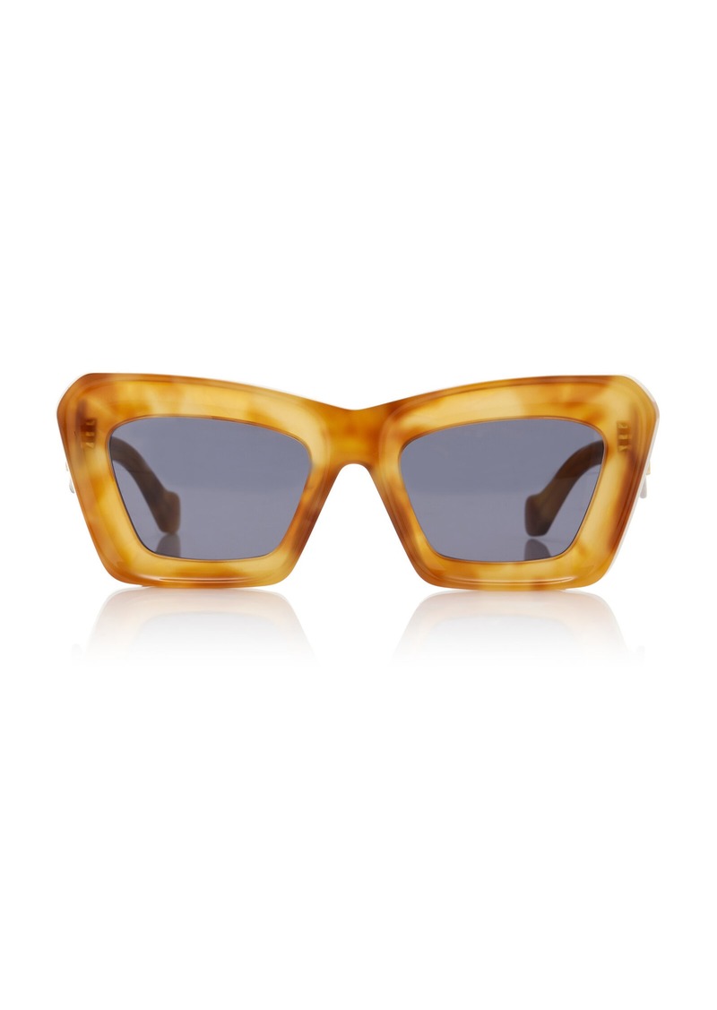 Loewe - Anagram Oversized Square-Frame Acetate Sunglasses - Neutral - OS - Moda Operandi