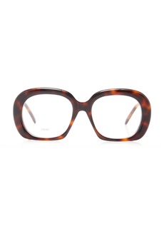 Loewe - Curvy Square-Frame Acetate Sunglasses - Brown - OS - Moda Operandi