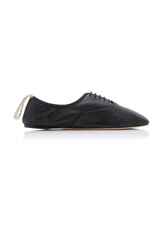 Loewe - Leather Oxford Shoes - Black - IT 37 - Moda Operandi
