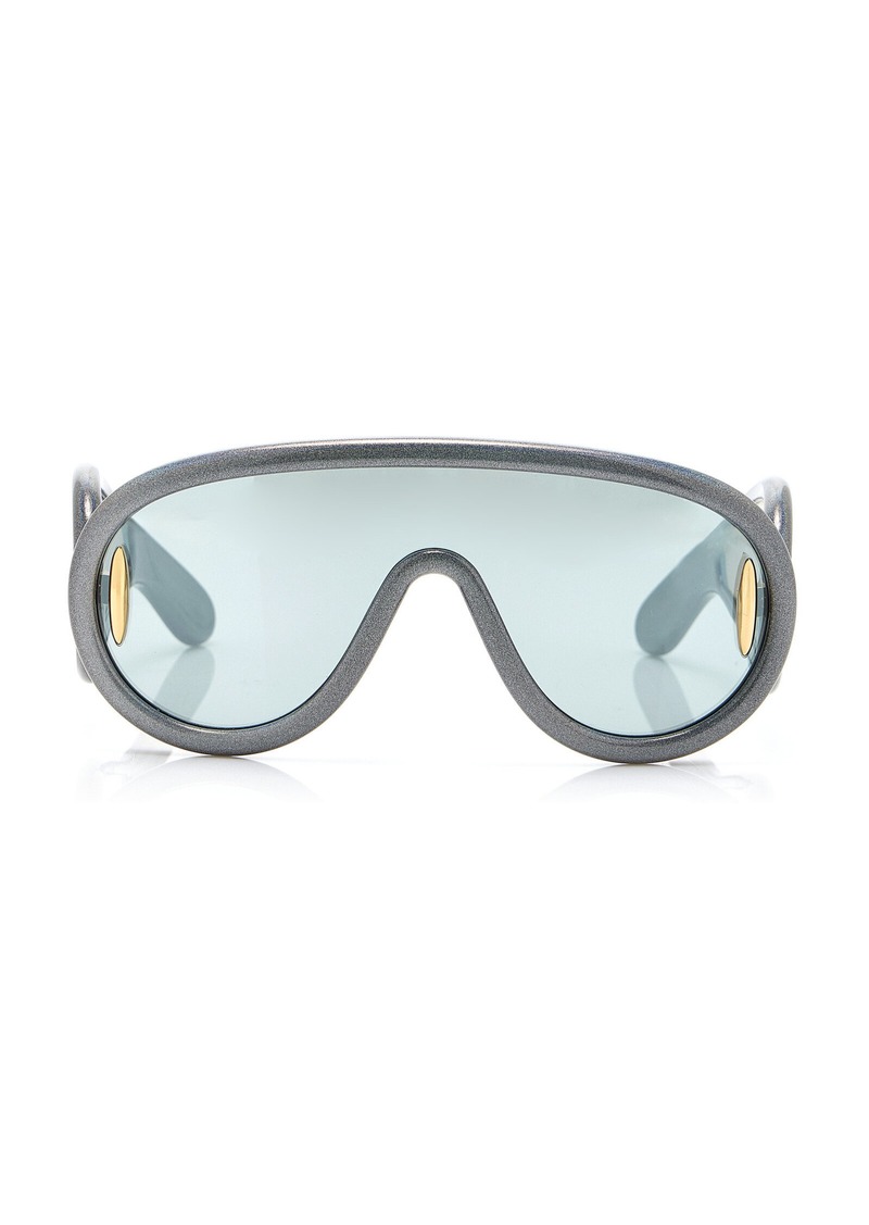 Loewe - Paula's Ibiza Mask-Frame Acetate Sunglasses - Grey - OS - Moda Operandi