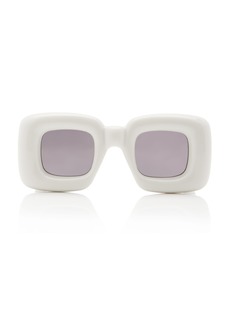 Loewe - Square-Frame Acetate Sunglasses - Grey - OS - Moda Operandi