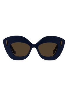 Loewe Anagram 48mm Small Cat Eye Sunglasses