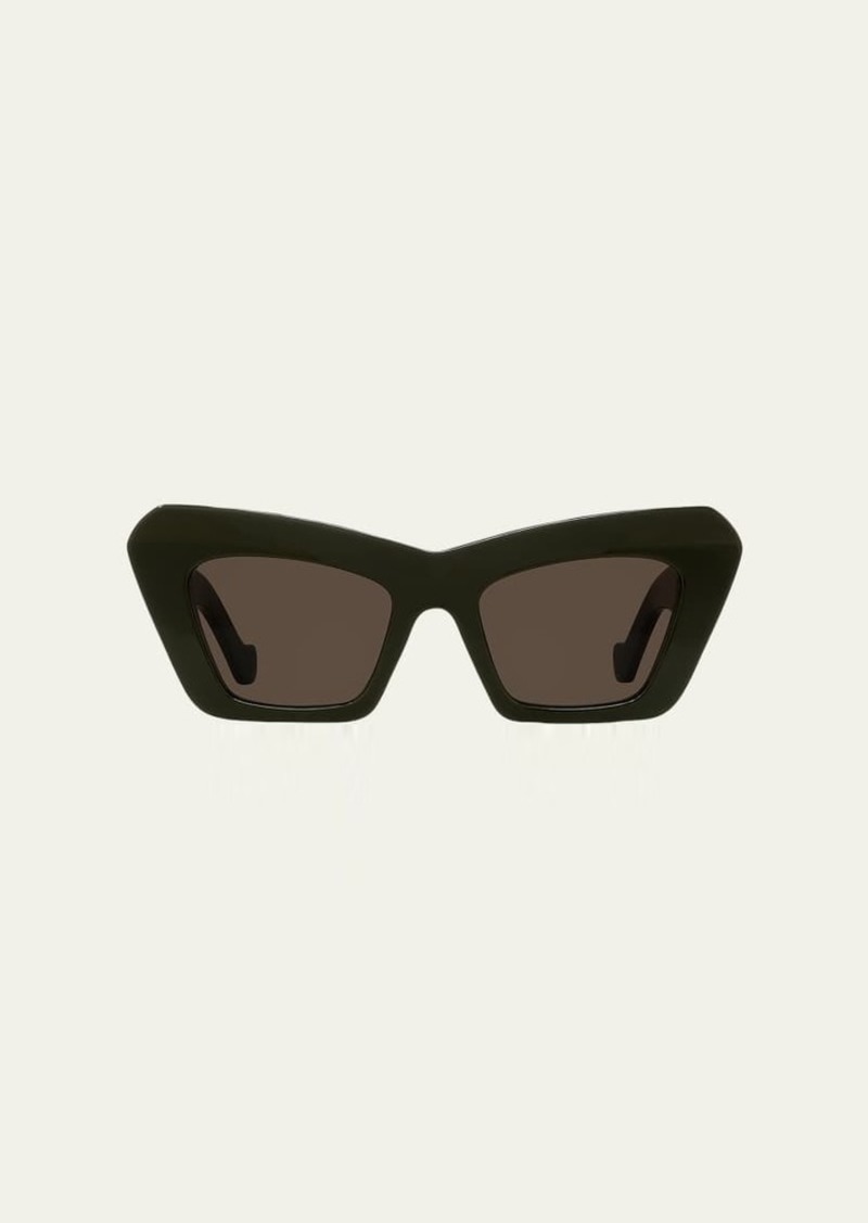 Loewe Anagram Acetate Cat-Eye Sunglasses