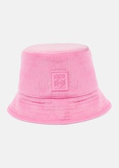 Loewe Anagram corduroy bucket hat