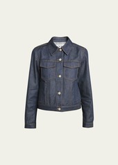 Loewe Anagram Elbows Denim Jacket