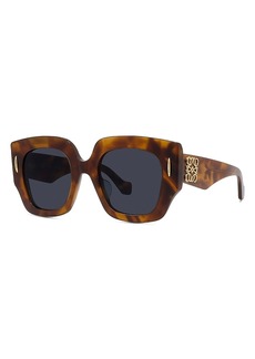 Loewe Anagram Geometric Sunglasses, 50mm