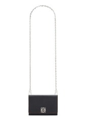 Loewe Anagram Leather Wallet on a Chain in Black at Nordstrom