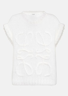 Loewe Anagram mohair-blend sweater vest