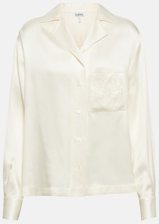 Loewe Anagram silk shirt