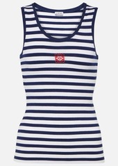 Loewe Anagram striped tank top