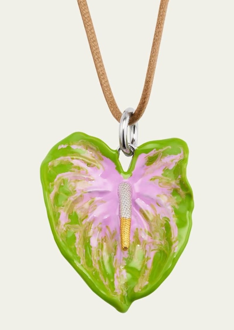 Loewe Anthurium Pendant Necklace