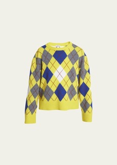 Loewe Argyle Wool Sweater