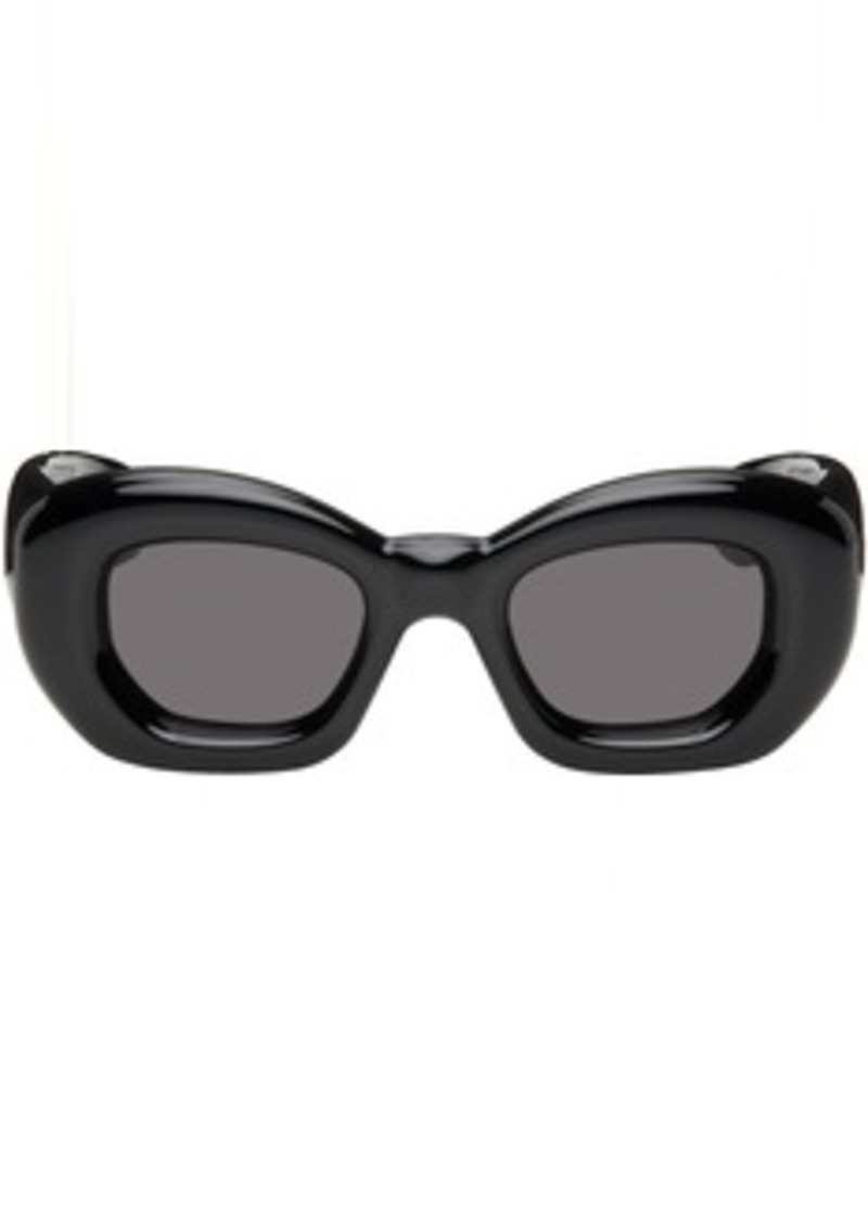 LOEWE Black Inflated Butterfly Sunglasses