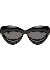 LOEWE Black Inflated Cateye Sunglasses