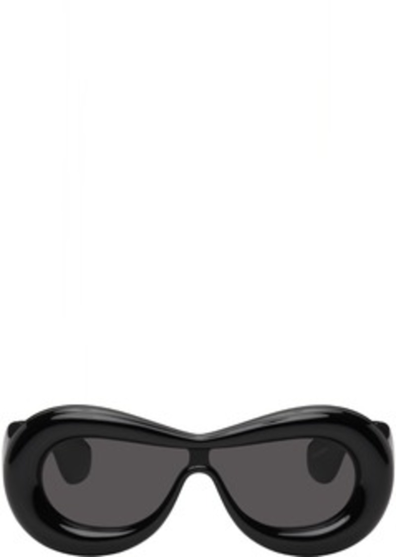 LOEWE Black Inflated Mask Sunglasses