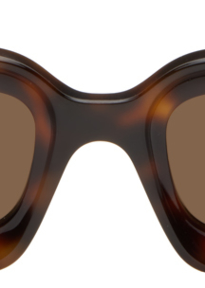 LOEWE Brown Rectangular Sunglasses