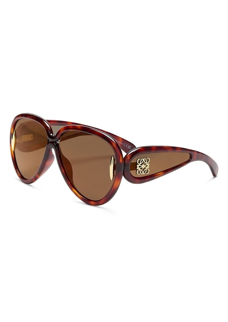 Loewe Butterfly Sunglasses, 65mm