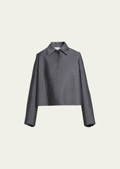 Loewe Collared Wool-Blend Jacket