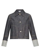 Loewe Contrast-stitch denim jacket