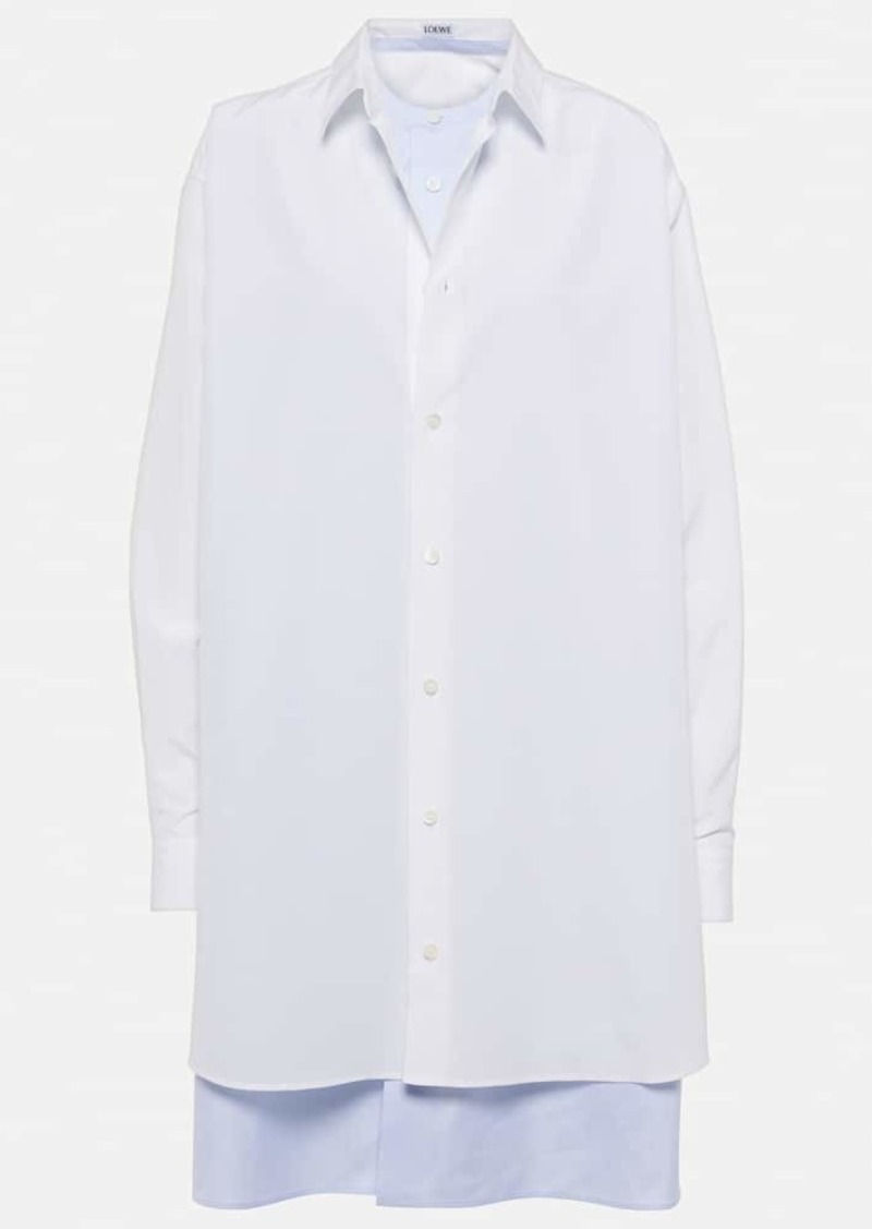 Loewe Cotton and silk shirt dress
