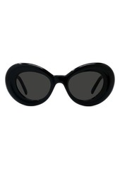 Loewe Curvy 47mm Butterfly Sunglasses