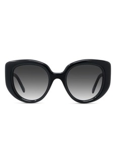 Loewe Curvy 49mm Gradient Butterfly Sunglasses