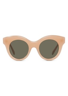 Loewe Curvy 49mm Small Round Sunglasses