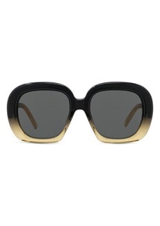 Loewe Curvy 53mm Square Sunglasses