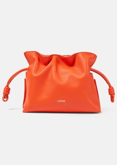 Loewe Flamenco Mini leather clutch