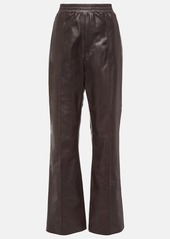Loewe Flared leather pants