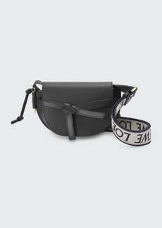 Loewe Gate Dual Mini Crossbody Bag in Leather with Jacquard Strap