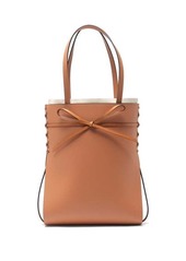 Loewe Ikebana whipstitched leather tote bag