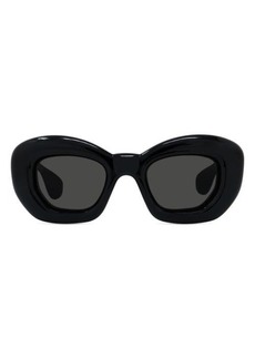 Loewe Inflated 47mm Butterfly Sunglasses