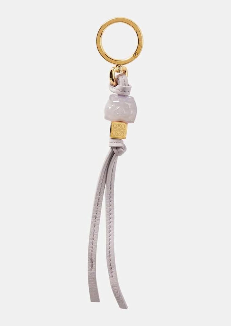 Loewe Leather-trimmed bag charm