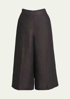 Loewe Linen Cropped Trousers