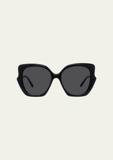 Loewe Logo Acetate Butterfly Sunglasses