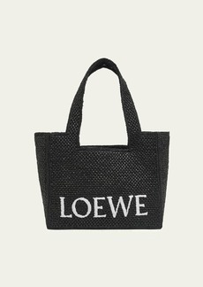 Loewe Logo Medium Tote Bag in Raffia