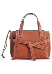 Loewe Mini Gate Leather Tote in Light Caramel at Nordstrom