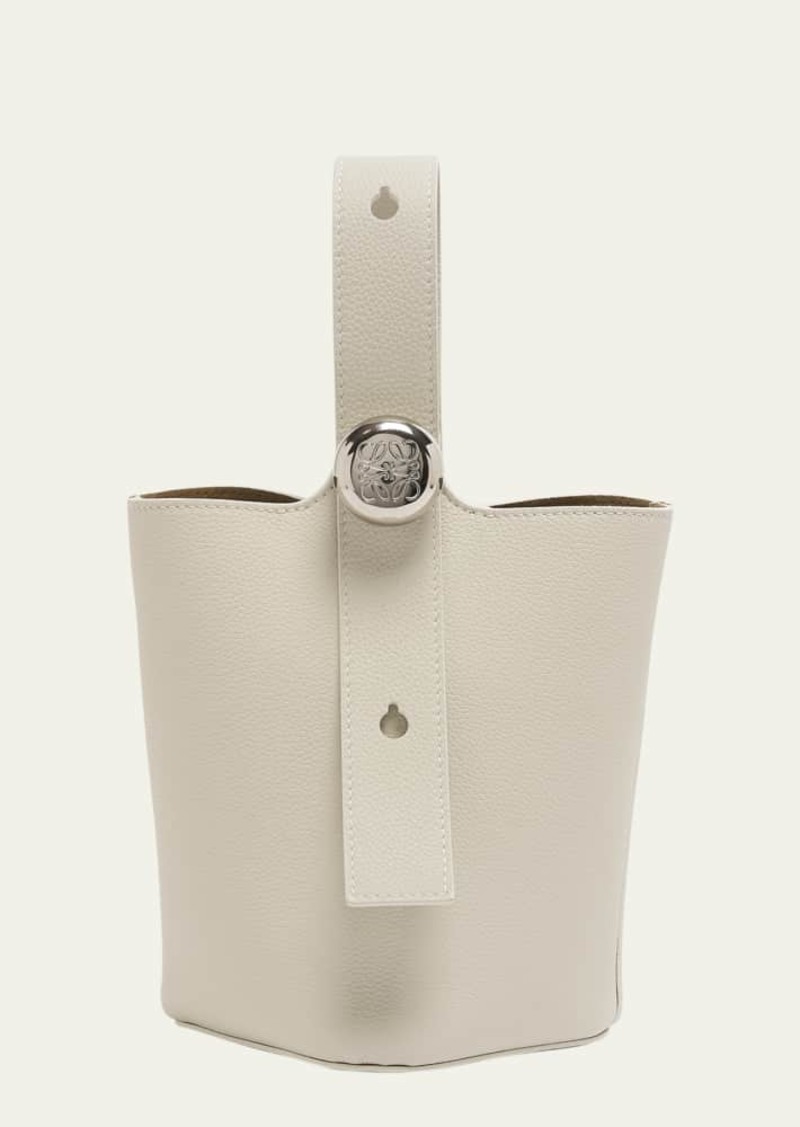 Loewe Mini Pebble Leather Bucket Bag