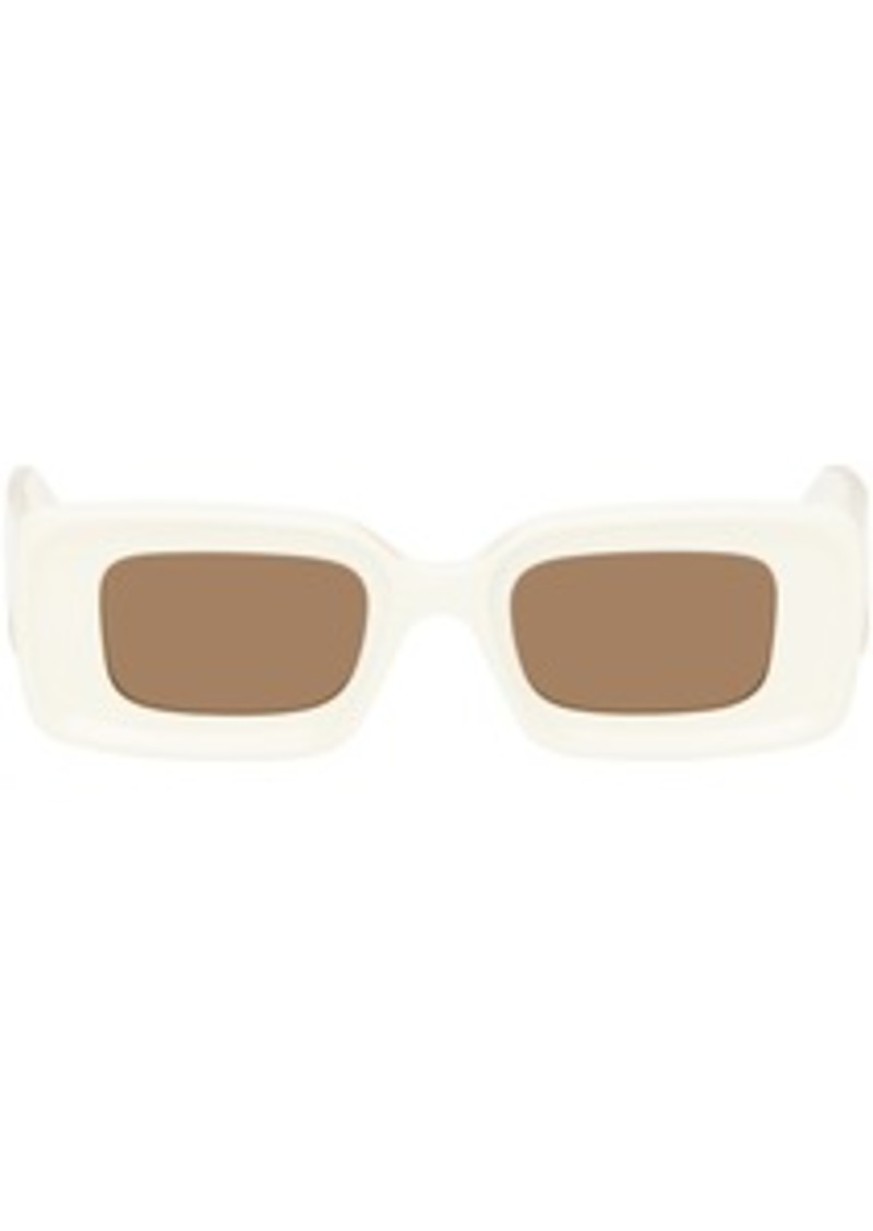 LOEWE Off-White Anagram Sunglasses