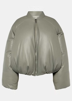 Loewe Padded leather bomber jacket