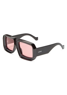 Loewe Paula's Ibiza Geometric Sunglasses, 56mm