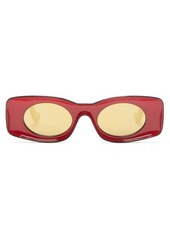 Loewe Paula's Ibiza Rectangular oval acetate sunglasses