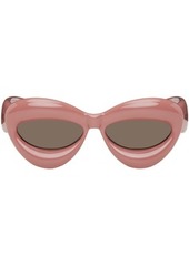 LOEWE Pink Inflated Cat-Eye Sunglasses