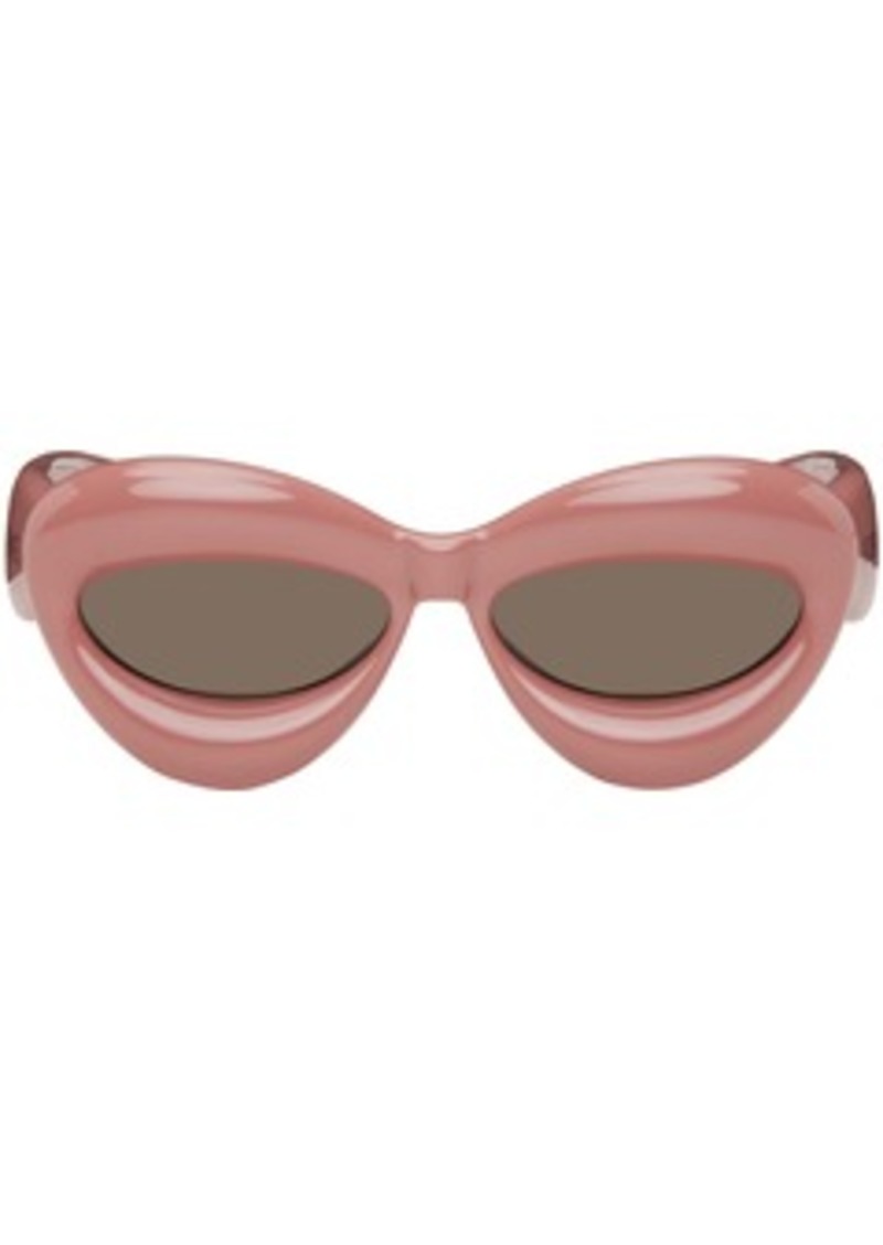 LOEWE Pink Inflated Cat-Eye Sunglasses