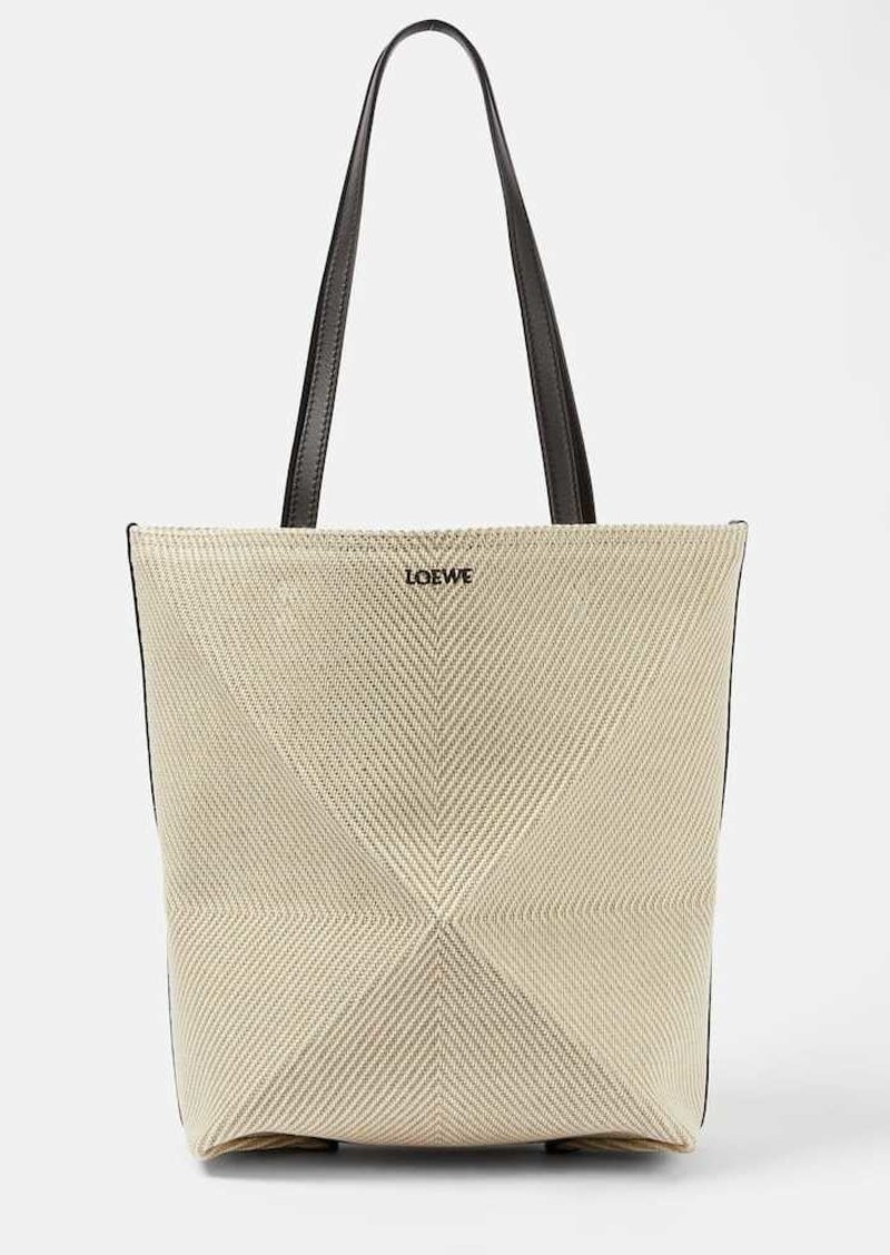 Loewe Puzzle Fold Medium canvas tote bag